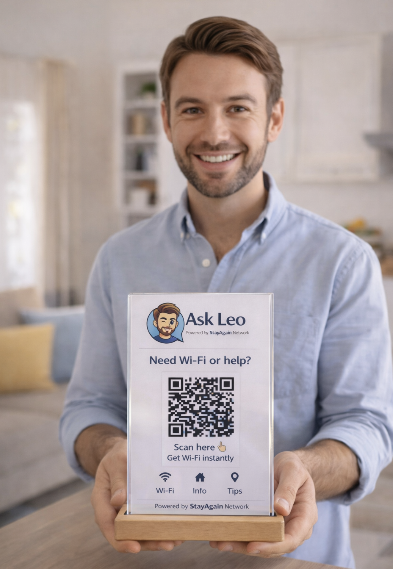 Marco R. host a Milano con stand Ask Leo